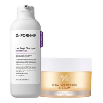 Набор для восстановления волос и питания кожи Dr.FORHAIR Shampoo & Dr.Ceuracle Cream, 2 в 1 на KRKR.COM.UA
