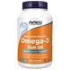 Омега-3 NOW Foods Omega-3 1000mg, 200 шт на KRKR.COM.UA, фото 1