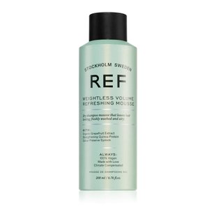 Шампунь-мус для об'єму REF Weightless Volume Refreshing Mousse, 200 мл Купити в Україні