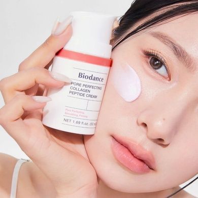 Крем з колагеном і мультипептидами для пружності шкіри Biodance Pore Perfecting Collagen Peptide Cream, 50 мл на KRKR.COM.UA