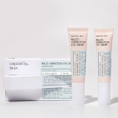 Восстанавливающий крем для кожи вокруг глаз с пептидным комплексом Logically, Skin Multi Corrective Eye Cream, 25 мл на KRKR.COM.UA