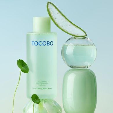 Успокаивающий тоник с экстрактом центеллы и гиалуроновой кислотой TOCOBO Cica Calming Aqua Toner, 200 мл на KRKR.COM.UA