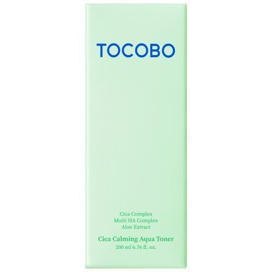 Успокаивающий тоник с экстрактом центеллы и гиалуроновой кислотой TOCOBO Cica Calming Aqua Toner, 200 мл на KRKR.COM.UA