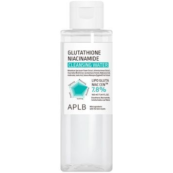 Мицеллярная вода для снятия макияжа с глутатионом и ниацинамидом APLB Glutathione Niacinamide Cleansing Water, 160 мл на KRKR.COM.UA