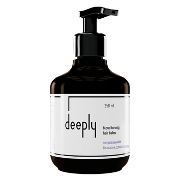 Тонувальний бальзам для блонду Deeply Blond Toning Hair Balm, 250 мл на KRKR.COM.UA