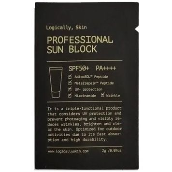 Сонцезахисний крем Logically, Skin Professional Sun Block SPF50+/ PA++++, тестер 2 г на KRKR.COM.UA