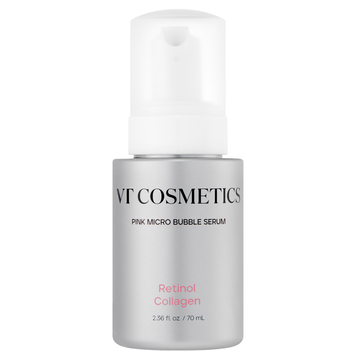 Антивікова мікробульбашкова сироватка з ретинолом та колагеном VT Retinol Collagen Pink Micro Bubble Serum, 70 мл на KRKR.COM.UA