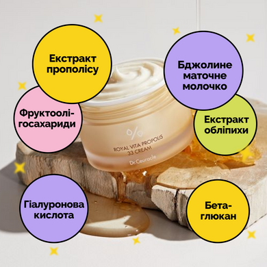 Уценка Крем с экстрактом прополиса Dr.Ceuracle Royal Vita Propolis 33 Cream, 50 г Купить в Украине