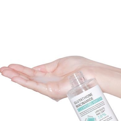 Мицеллярная вода для снятия макияжа с глутатионом и ниацинамидом APLB Glutathione Niacinamide Cleansing Water, 160 мл на KRKR.COM.UA