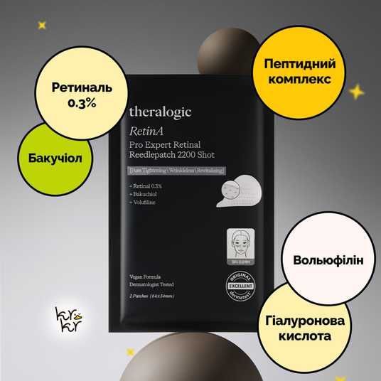 theSkinlist ADVANCED RETINAL HPR 4本セット Theralogic RetinA Pro Expert Retinal Reedlepatch 2200 Shot, 2 шт