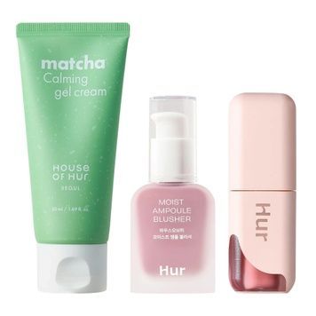 2+1 Набор "Увлажнение и сияние с матча" House of Hur Matcha Gel Cream & Lavender Flush & Ginger** на KRKR.COM.UA