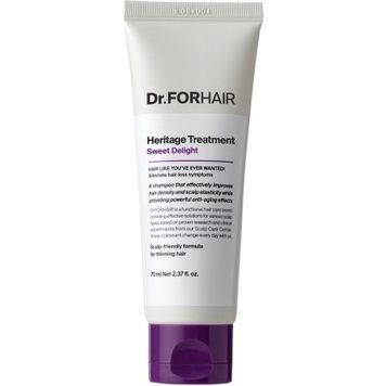 Зволожуюча маска-кондиціонер для тонкого волосся DR.FORHAIR Heritage Treatment Sweet Delight, 70 мл на KRKR.COM.UA