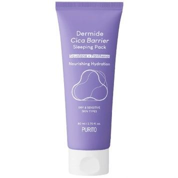 Відновлююча нічна маска з центелою Purito SEOUL Dermide Cica Barrier Sleeping Pack, 80 мл на KRKR.COM.UA