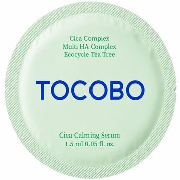 Заспокійлива сироватка для чутливої шкіри з центелою TOCOBO Cica Calming Serum, 1,5 мл на KRKR.COM.UA