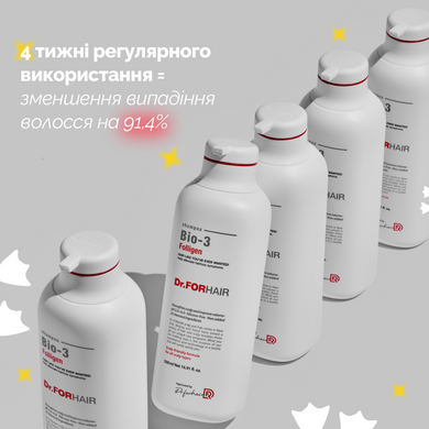 Відновлюючий шампунь проти випадіння зі стовбуровими клітинами Dr.FORHAIR Folligen BIO 3 Shampoo, 8мл Саше Купити в Україні