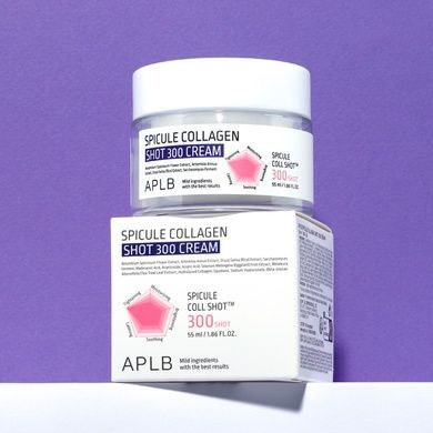 Крем для зміцнення шкіри зі спікулами та колагеном APLB Spicule Collagen Shot 300 Cream, 55 мл на KRKR.COM.UA