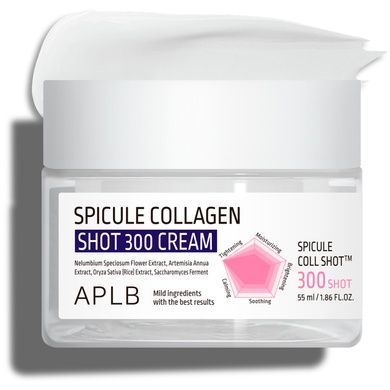 Крем для зміцнення шкіри зі спікулами та колагеном APLB Spicule Collagen Shot 300 Cream, 55 мл на KRKR.COM.UA