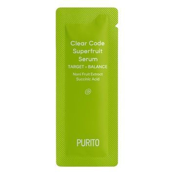 Балансуюча сироватка для проблемної шкіри Purito SEOUL Clear Code Superfruit Serum, 1 мл на KRKR.COM.UA