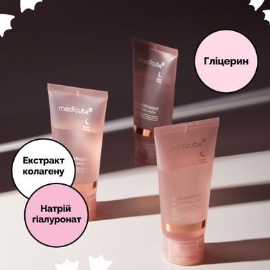 Уцінка Колагенова нічна маска-плівка Medicube Collagen Night Wrapping Mask, 75 мл на KRKR.COM.UA