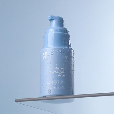 Нічна мультикислотна пілінг-сироватка Hugs Mirror overnight peel, 30 мл на KRKR.COM.UA