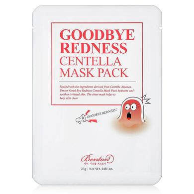 Маска с центеллой азиатской Benton Goodbye Redness Centella Mask Pack (1шт) Купить в Украине