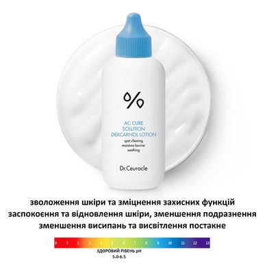 Лосьйон для зволоження проблемної шкіри Dr.Ceuracle AC Cure Solution Dexcarnol Lotion, 160мл Купити в Україні