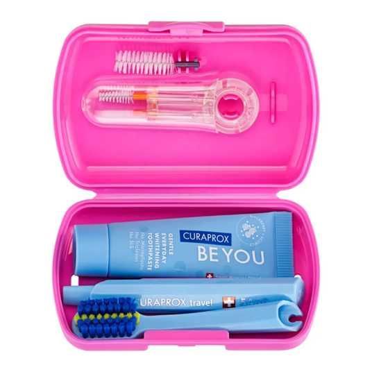 Дорожній набір Curaprox Be You Ortho Travel Set Pink, 5 в 1 -