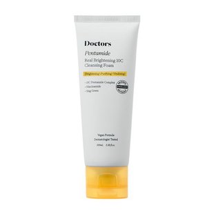 Очищувальна пінка для освітлення та рівного тону шкіри Doctors Pentamide Real Brightening 10C Cleansing Foam, 100 мл Купити в Україні