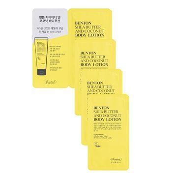 Лосьйон для тіла з маслом ши і кокоса Benton Shea Butter and Coconut Body Lotion, 1.2 г * 4 шт на KRKR.COM.UA