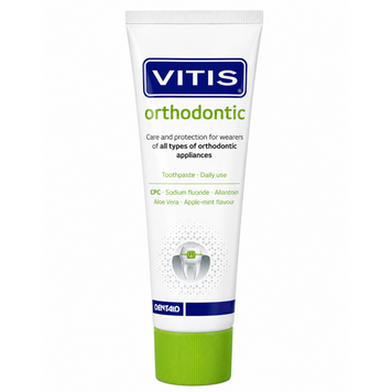 Зубная паста для зубных протезов Dentaid Vitis Orthodontic, 100 мл на KRKR.COM.UA
