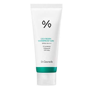 Уценка Водостойкий солнцезащитный крем с центеллой азиатской Dr.Ceuracle Cica Regen Waterproof Sun SPF50 PA++++, 100 мл Купить в Украине