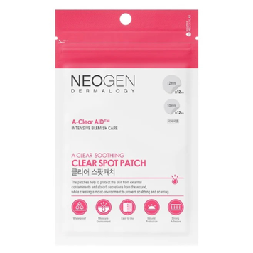 Патчі від прищів NEOGEN DERMALOGY A-Clear Soothing Clear Spot Patch, 24 шт на KRKR.COM.UA