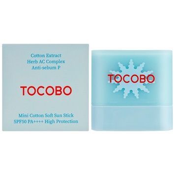 Матувальний сонцезахисний стік з екстрактом бавовни TOCOBO Cotton Soft Sun Stick SPF50+ PA++++, 11 г на KRKR.COM.UA