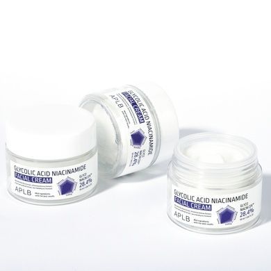 Крем для лица с гликолевой кислотой и ниацинамидом APLB Glycolic Acid Niacinamide Facial Cream, 55 мл на KRKR.COM.UA