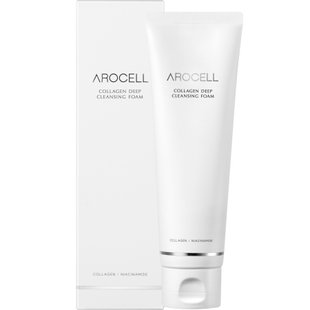 Пенка для глубокого очищения кожи с коллагеном Arocell Collagen Deep Cleansing Foam, 120 мл Купить в Украине