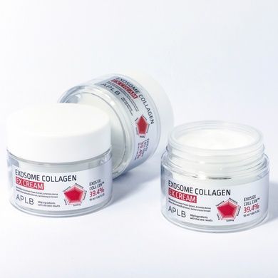 Крем для зміцнення шкіри з екзосомами та колагеном APLB Exosome Collagen EX Cream, 55 мл на KRKR.COM.UA