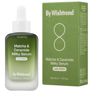 Відновлююча сироватка з матчею та церамідами By Wishtrend Matcha & Ceramide Milky Serum, 30 мл на KRKR.COM.UA
