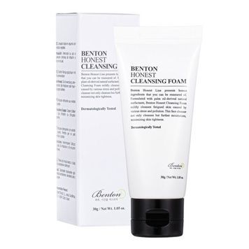 Очищаюча пінка Benton Honest Cleansing Foam, Мініатюра 30 г на KRKR.COM.UA