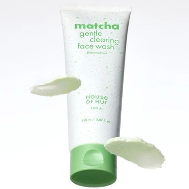 Уценка Мягкий очищающий гель для умывания с матча House of Hur Matcha Gentle Clearing Face Wash, 150 мл на KRKR.COM.UA