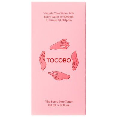 Освіжальний тонер для звуження пор з ягідними екстрактами TOCOBO Vita Berry Pore Toner, 150 мл на KRKR.COM.UA