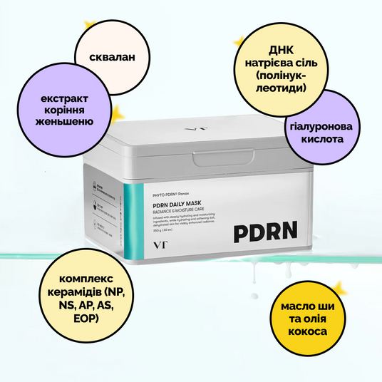 VT PDRN Daily Mask, 30 шт❤️купить в Киеве, Украина