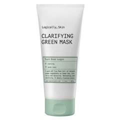 Очищувальна маска з глиною та спіруліною Logically, Skin Clarifying Green Mask, 100 г Купити в Україні