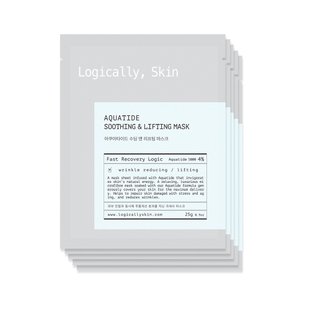 Зволожувальна тканинна маска для клітинного оновлення Logically, Skin Aquatide Soothing & Lifting Mask, Набір, 25 г * 5 шт Купити в Україні