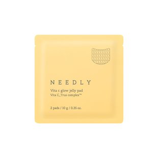 Зволожувальні тонер-педи для сяйва шкіри Needly Vita C glow Jelly Pad, 5мл * 2шт Купити в Україні