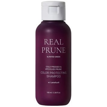 Шампунь захист фарбованого волосся з екстрактом сливи Rated Green Real Prune Color Protecting Shampoo, 100 мл, Мініатюра на KRKR.COM.UA