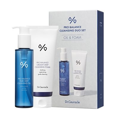 Набір для двоетапного очищення шкіри з пробіотиками Dr.Ceuracle Pro Balance Cleansing Duo Set, 2 в 1 Купити в Україні