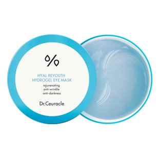 Зволожуючі Гідрогелеві патчі Dr.Ceuracle Hyal Reyouth Hydrogel Eye Mask, 60 шт Купити в Україні