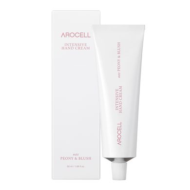 Антивозрастной крем для рук с глубоким увлажнением 01 Arocell Intensive Hand Cream 01 Peony&Blush, 50 мл Купить в Украине