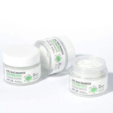 Крем для проблемної шкіри обличчя з цинком і ніацинамідом APLB Zinc Niacinamide Facial Cream, 55 мл на KRKR.COM.UA
