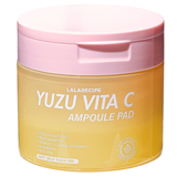 Осветительные пады для лица с экстрактом юдзу и витамином C LALARECIPE Yuzu Vita C Ampoule Pad, 80 шт на KRKR.COM.UA